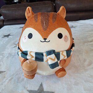 HONEYMARU Brand‎ Cute Round Squishy Autumn Squirrel 10" Plush Toy